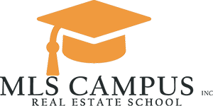 MLS Campus Online Real Estate School Logo of an academic cap